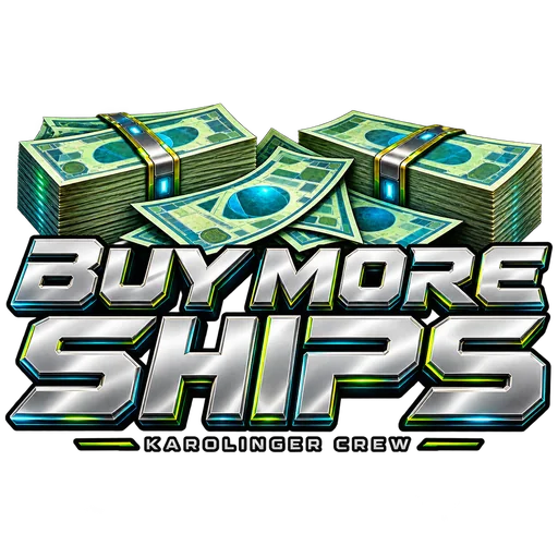 Buy More Ships – Money & Neon Typography – artwork preview